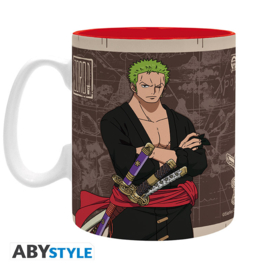 One Piece Mok Zoro Wanted 460 ML - ABYstyle [Nieuw]