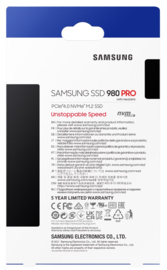 Samsung SSD 980 Pro M.2 SSD 2TB met heatsink - Samsung [Nieuw]