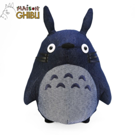 Studio Ghibli My Neighbor Totoro Knufel Totoro Denim 28 cm - Benelic [Nieuw]