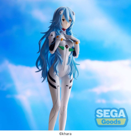 Neon Genesis Evangelion: 3.0+1.0 Thrice Upon a Time SPM PVC Figure Rei Ayanami Long Hair Ver. 21 cm - Sega [Nieuw]