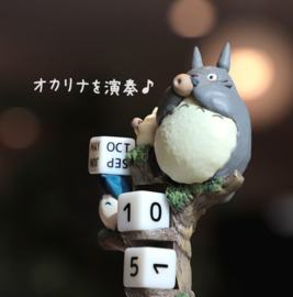Studio Ghibli My Neighbor Totoro Perpetual Calendar Concert Of Ocarina 11 cm - Semic [Nieuw]