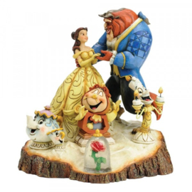 Disney Traditions Beauty & The Beast Carved By heart - Enesco [Nieuw]