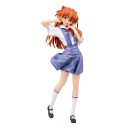 Neon Genesis Evangelion XStellar PVC Figure Asuka Uniform Ver. 21 cm - Sega [Nieuw]