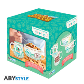 Animal Crossing Breakfast Set Mug + Bowl (Characters) - Abystyle [Nieuw]
