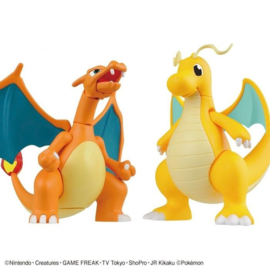 Pokemon Model Kit Plamo Charizard (Battle Version) vs Dragonite 43 - Bandai [Nieuw]