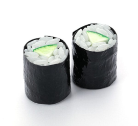 Sushi Plastic Model Kit 1/1 Kappa Maki (Cucumber Sushi Roll) (re-run) 3 cm - Syuto Seiko [Nieuw]