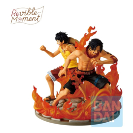 One Piece Dramatic Memories Ichibansho PVC Statue Ace & Luffy 15 cm - Bandai [Nieuw]