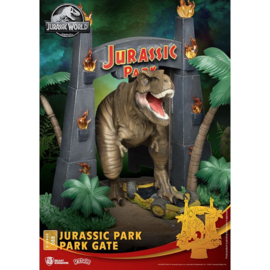 Jurassic Park PVC Diorama T-Rex Park Gates D-Stage - Beast Kingdom [Nieuw]