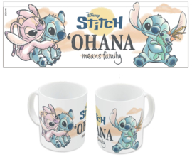 Disney Lilo & Stitch Mok Ohana Means Family - Stor [Nieuw]