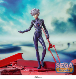 Neon Genesis Evangelion: 3.0+1.0 Thrice Upon a Time Luminasta PVC Figure Kaworu Nagisa x Spear of Longinus 21 cm - Sega [Nieuw]