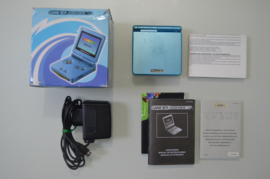 Gameboy Advance SP Surf Blue AGS-101 [Compleet]