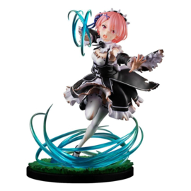 Re Zero Starting Life in Another World Figure Ram Battle with Roswaal 1/7 Scale 24 cm - Kadokawa [Nieuw]