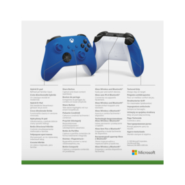 Xbox Controller Wireless - Xbox Series X/S (Shock Blue) - Microsoft [Nieuw]