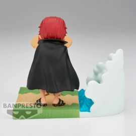 One Piece Figure Monkey D. Luffy & Shanks WCF Log Stories 7 cm - Banpresto [Nieuw]