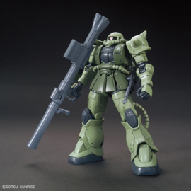 Gundam Model Kit HG 1/144 MS-06C Zaku II Type C/ Type C-5 Principality of Zeon Mass Production Mobile Suit - Bandai [Nieuw]