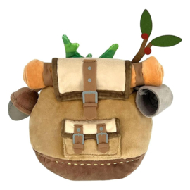 The Legend of Zelda: Tears of the Kingdom Knuffel Korok with Backpack Brown 17 cm - Sanei [Nieuw]