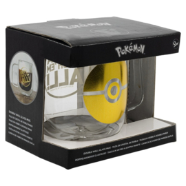 Pokemon Glas Pokeball 290 ml - Stor [Nieuw]