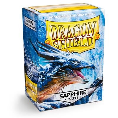 Dragon Shield Matte Sapphire Sleeves Standard Size (100) [Nieuw]
