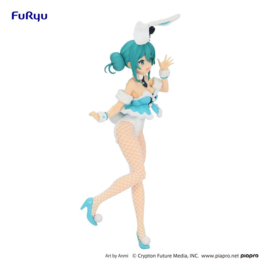 Hatsune Miku Figure Miku Bicute Bunnies White Rabbit - Furyu [Nieuw]