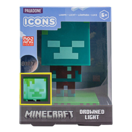 Minecraft Icon Light Drowned Zombie - Paladone [Nieuw]