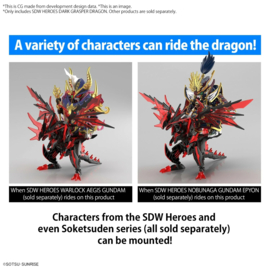 Gundam Model Kit SD SDW Heroes Dark Grasper Dragon - Bandai [Nieuw]