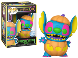 Disney Lilo & Stitch Funko Pop Pumpkin Stitch (BLKLT) #1498 [Nieuw]