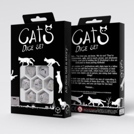 CATS Dice Set of 7 Purrl - Q Workshop [Nieuw]