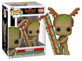 Marvel Guardians Of The Galaxy Holiday Special Funko Pop Groot Holiday #1105 [Nieuw]