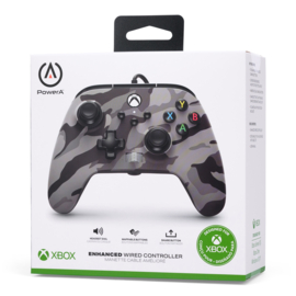 Xbox Controller Wired - Arctic Camo (Series X & S - Xbox One) - Power A [Nieuw]