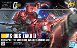 Gundam Model Kit HG 1/144 MS-06S Zaku II Principality of Zeon Char Aznable's Mobile Suit - Bandai [Nieuw]