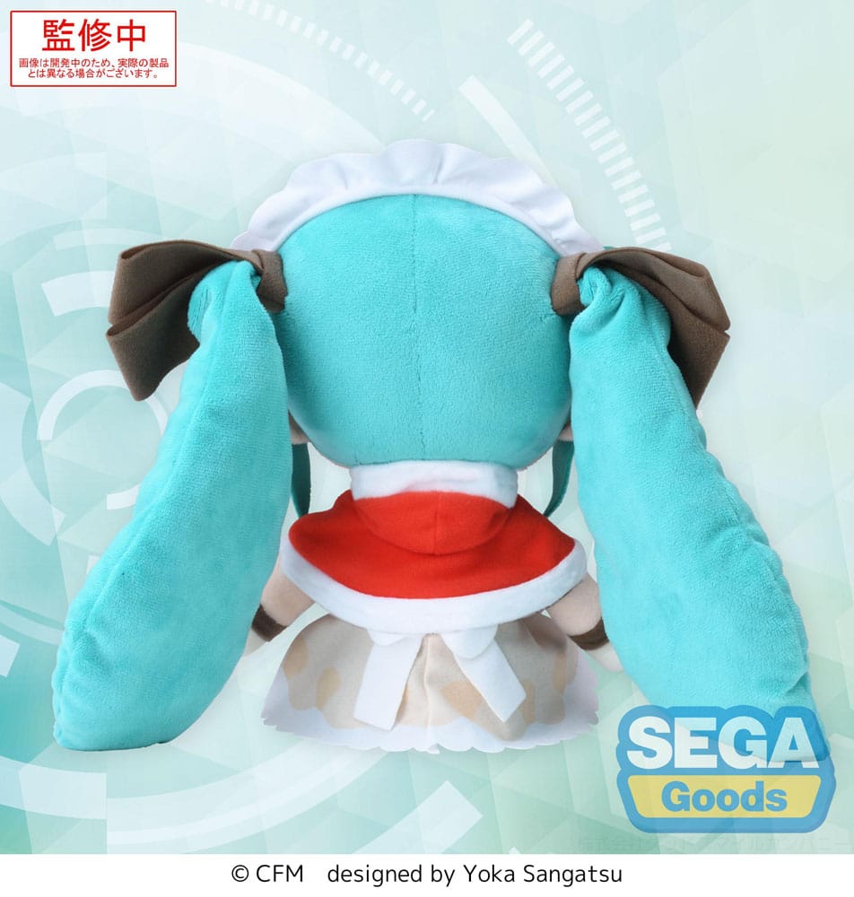 Character Vocal Series 01: Hatsune Miku Fuwa Petit Plush Figure Hatsune Miku Christmas 2025 M 22 cm - Sega [Nieuw]