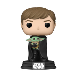 Star Wars The Mandalorian Funko Pop Luke Skywalker With The Child #482 [Nieuw]