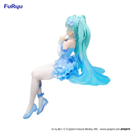 Hatsune Miku Noodle Stopper Figure Flower Fairy Nemophila Pail Blue Color Ver. 15 cm - Furyu [Nieuw]