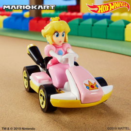 Mario Kart Hot Wheels Diecast Vehicle 1/64 Princess Peach (Standard Kart) 8 cm - Hot Wheels [Nieuw]