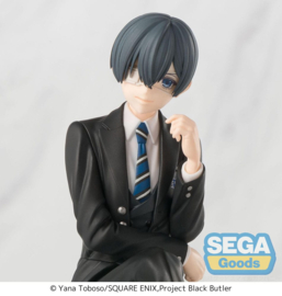 Black Butler: Boarding School Arc PM Perching PVC Figure Ciel Phantomhive 14 cm - Sega [Nieuw]