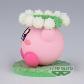 Kirby Figure Kirby With Flowers Fluffy Puffy Play in the Flower - Banpresto [Nieuw]