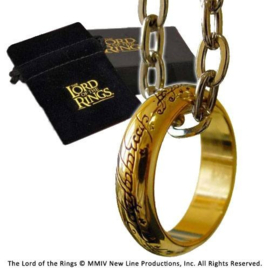 The Lord of the Rings Ring The One Ring (gold plated) - The Noble Collection [Nieuw]