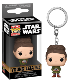 Star Wars Obi-Wan Kenobi Funko Pocket Pop Young Leia Organa 'With Lola' [Nieuw]