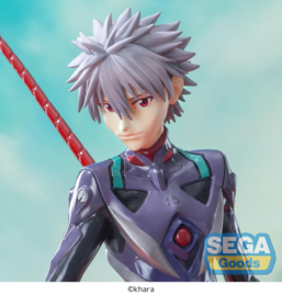 Neon Genesis Evangelion: 3.0+1.0 Thrice Upon a Time Luminasta PVC Figure Kaworu Nagisa x Spear of Longinus 21 cm - Sega [Nieuw]