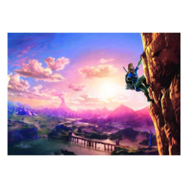 The Legend of Zelda Breath Of The Wild Puzzle Link Climbing Mountain (1000 stukjes) - Winning Moves [Nieuw]