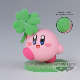 Kirby Figure Kirby With Clover Fluffy Puffy Play in the Flower - Banpresto [Nieuw]