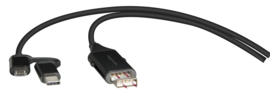 USB-C Adapter Cable 4 In 1 1m HQ - Speedlink [Nieuw]