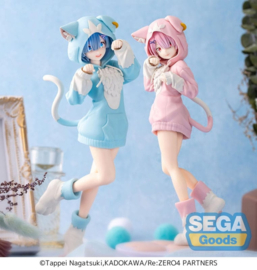 Re:Zero Starting Life in Another World XStellar PVC Figure Rem Mofumofu Pack 22 cm - Sega [Nieuw]
