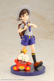 Pokemon Figure Florian & Fuecoco ARTFXJ 1/8 Scale 20 cm - Kotobukiya [Pre-Order]