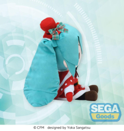 Character Vocal Series 01: Hatsune Miku Fuwa Petit Plush Figure Hatsune Miku Christmas LL 35 cm - Sega [Nieuw]
