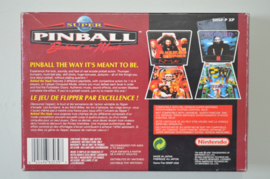 SNES Super Pinball Behind the Mask [Compleet]