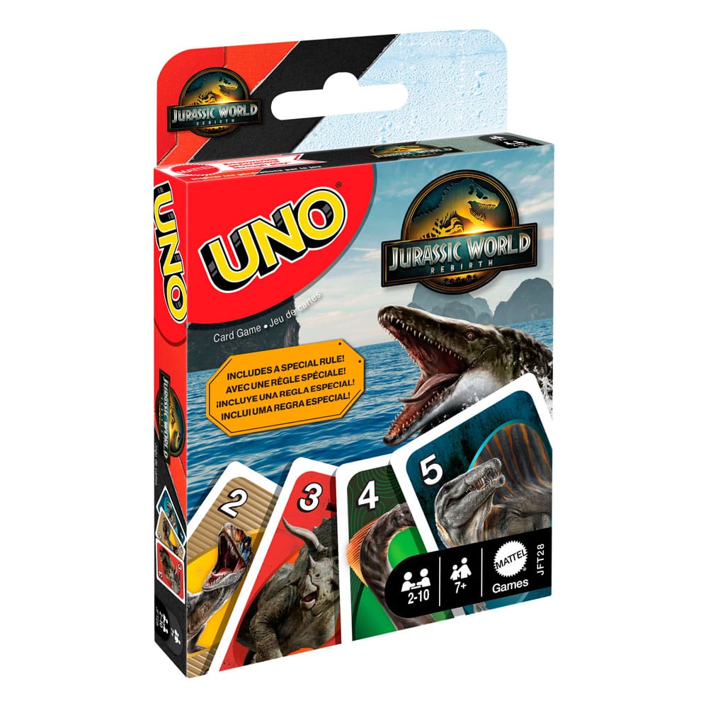 Jurassic World Rebirth Uno Card Game - Mattel [Nieuw]