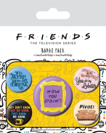 Friends Button Pack Quotes 5 Pack [Nieuw]