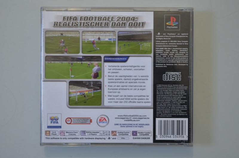 Fifa hotsell 2004 ps1