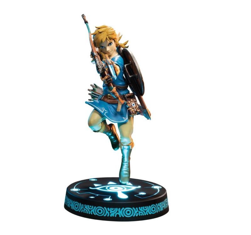 Estátua Link: A Lenda de Zelda The Legend of Zelda: Breath of the Wild Link  Nintendo 25cm - First 4 Figures Natal Geek - MKP - Toyshow Tudo de Marvel  DC Netflix